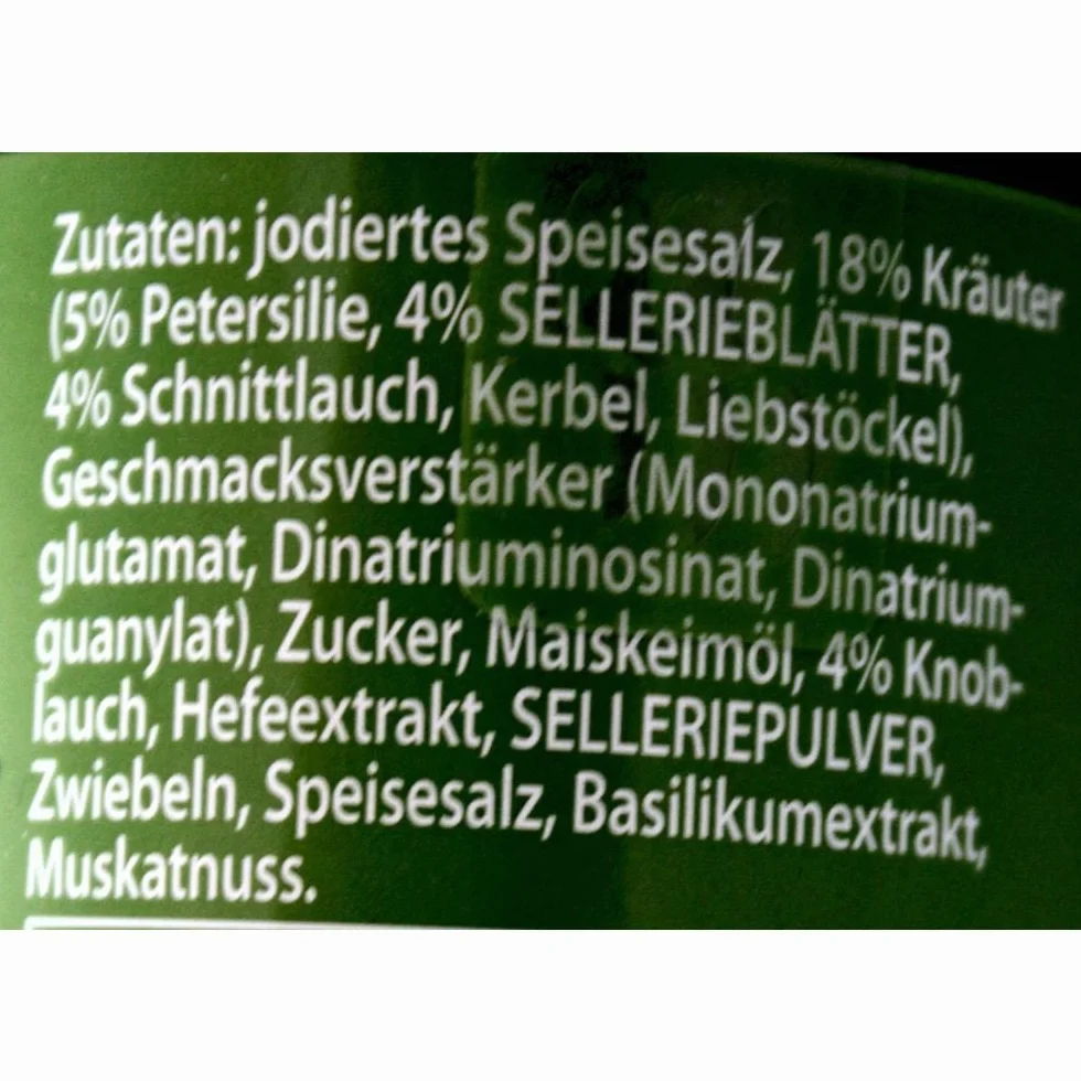 Kräuterlinge Frühlingskräuter Knorr (mélange d'assaisonnement d'herbes de printemps), 60g