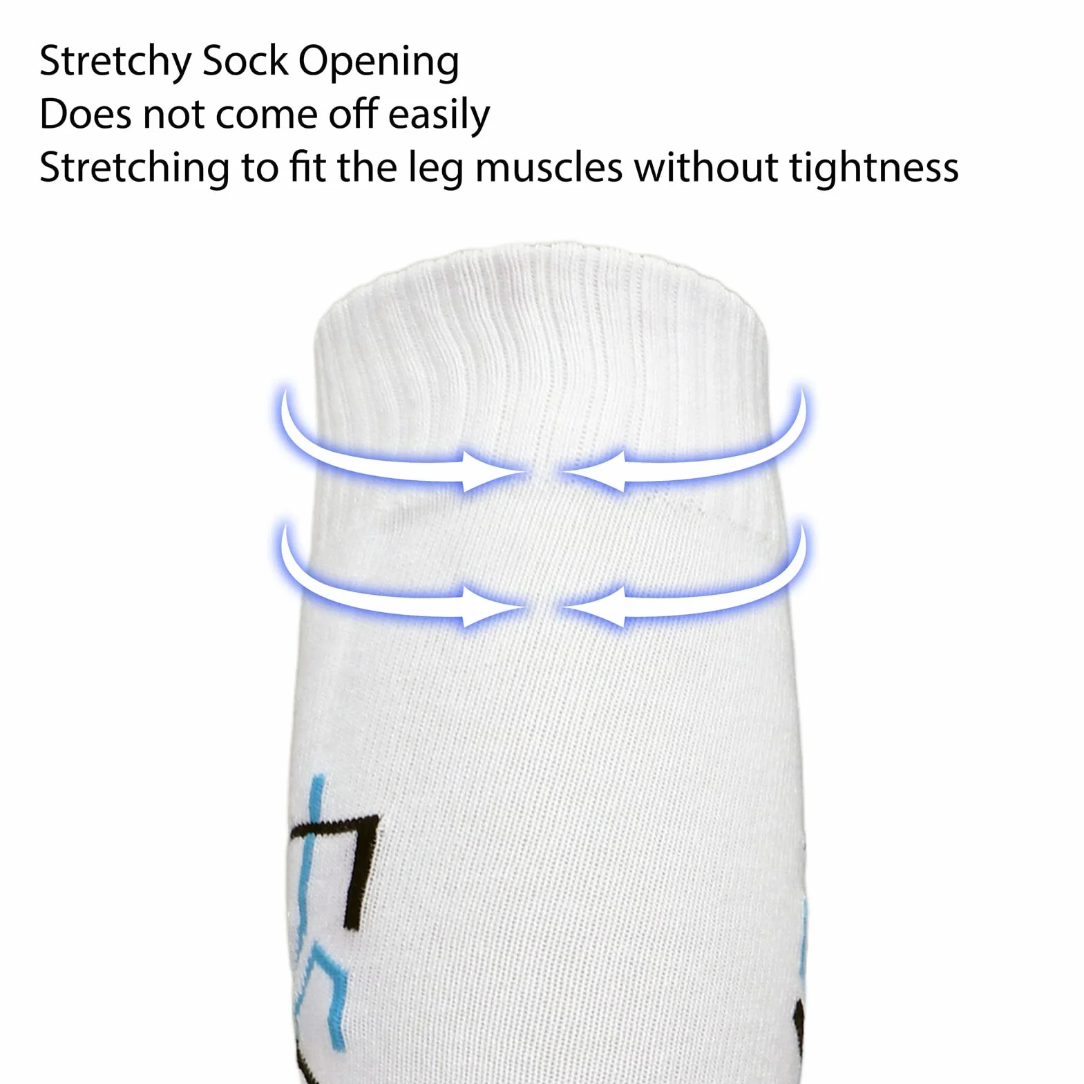 Dilwe Chaussettes d'Escrime Unisexes en Coton Peigné Absorbant Respirant Équipement de Protection