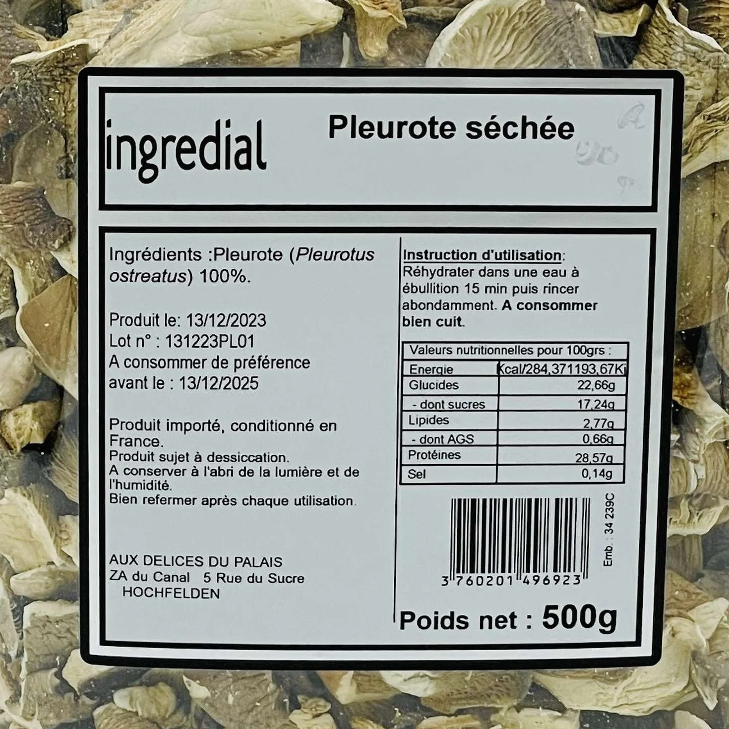 Pleurote - Pot 500g