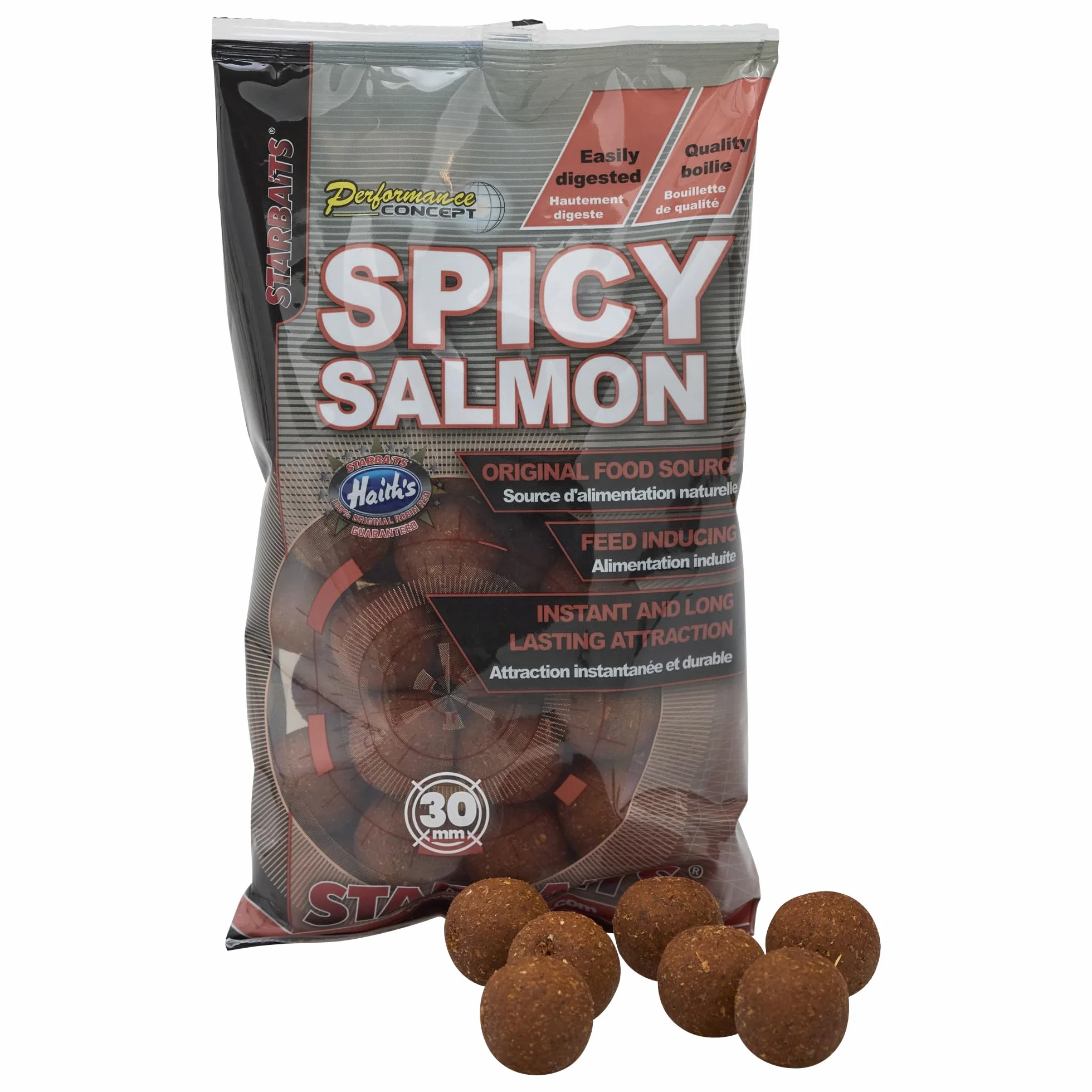 Bouillettes Performance Concept Spicy Salmon - 800g - D.30mm - Marron - 49141