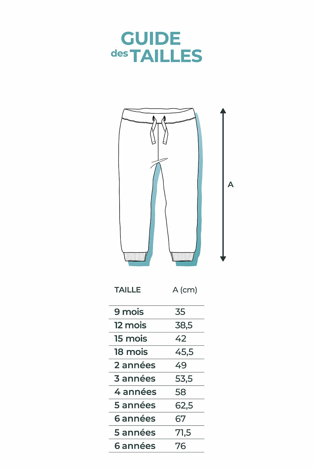 Chicco Lot de 2 Pantalons Longs Filles 100% Coton