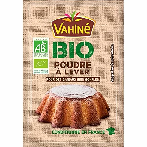 VAHINE | Poudre À Lever Bio 5X7G | Lot De (5) | livraison offerte