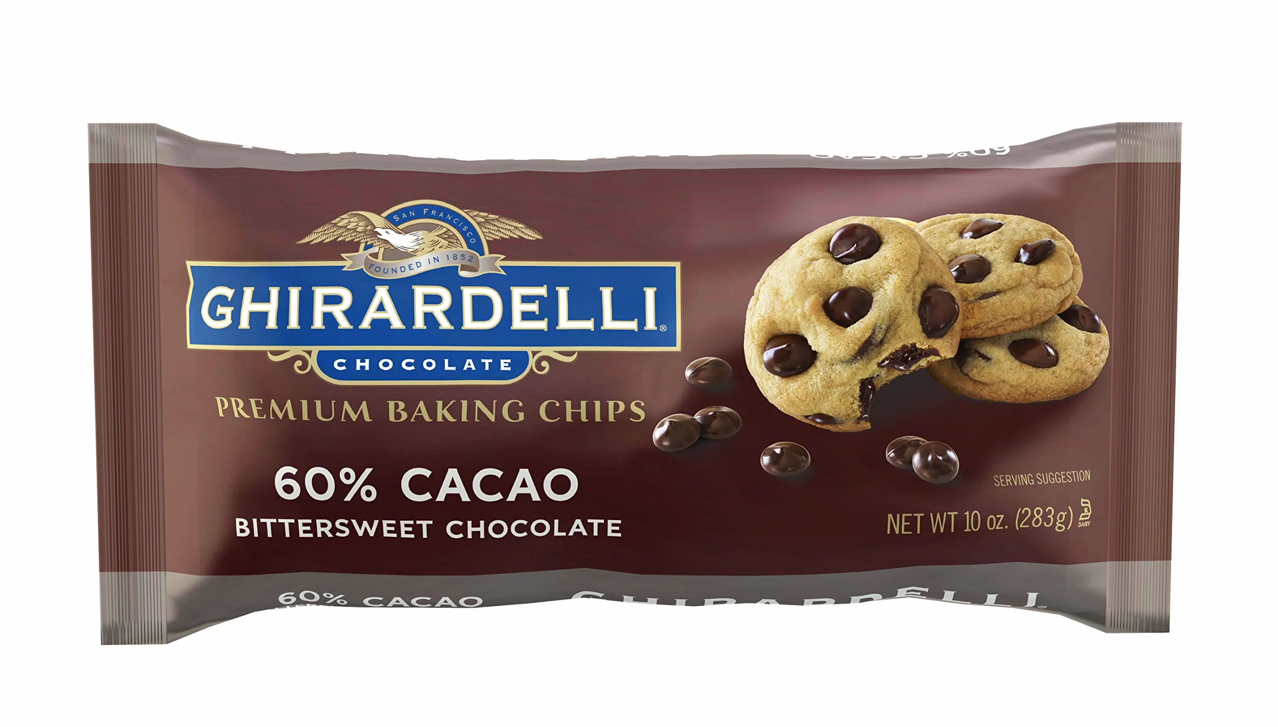 Ghirardelli Chocolate Premium Baking Chips 60% Cacao Bittersweet Chocolate