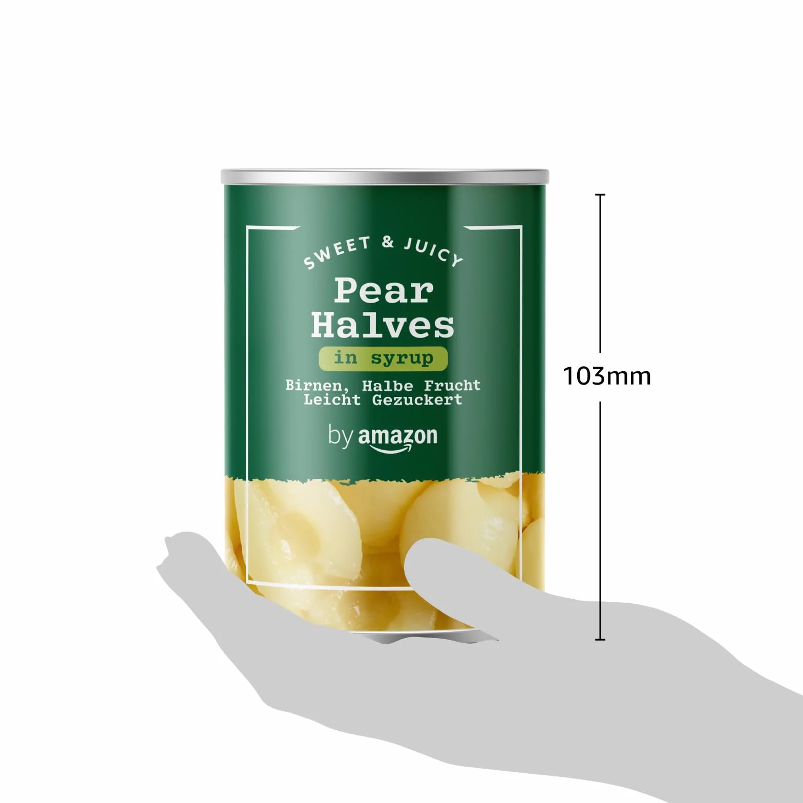 by Amazon Poires En Moities Dans Du Sirop, 411g