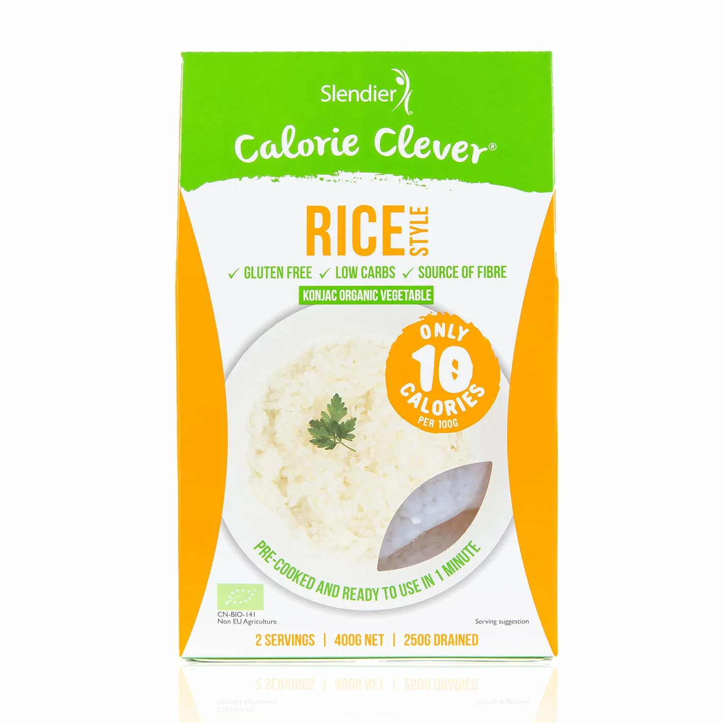 6x Slendier Bio Konjac Riz 6x400g