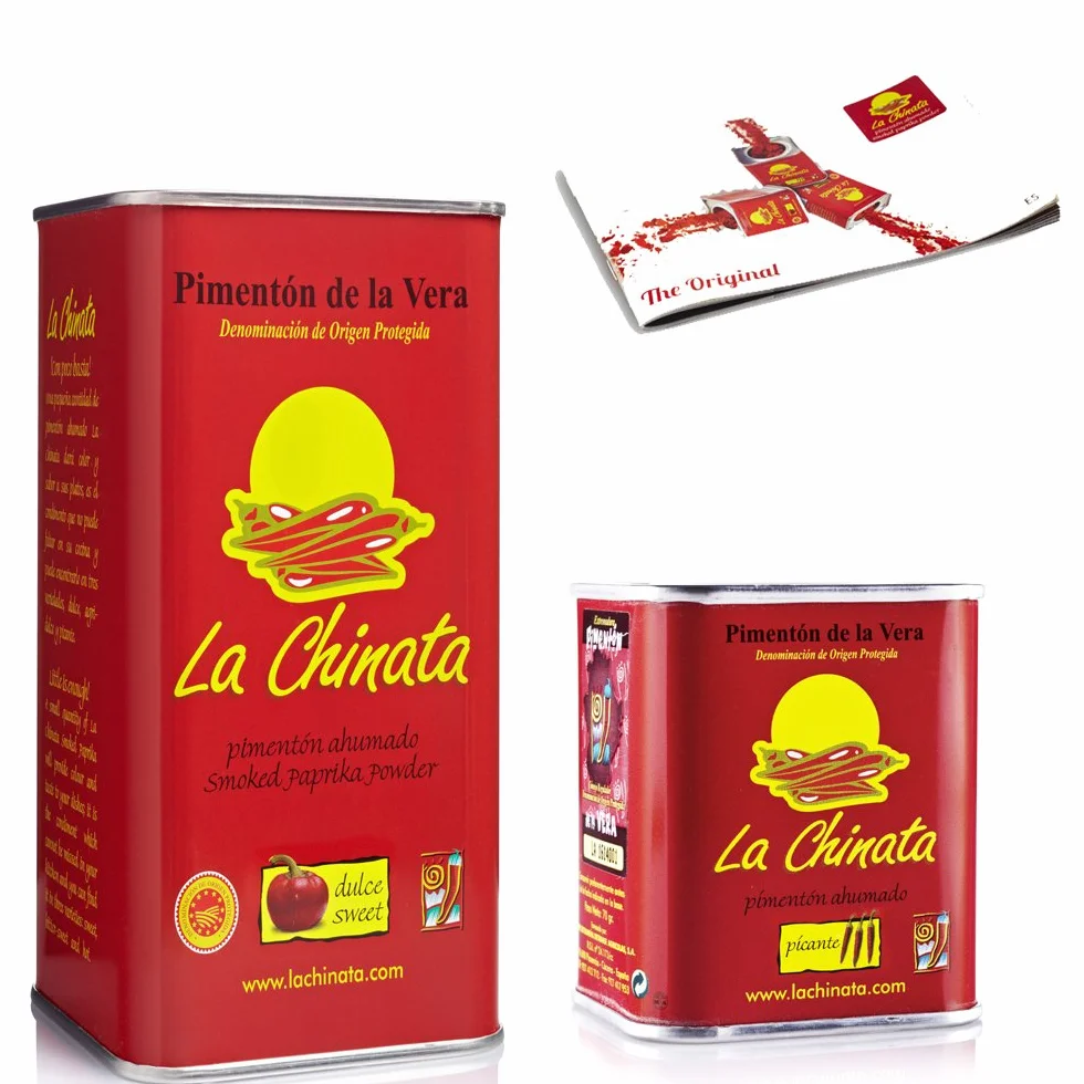Paprika Fumé pack La Chinata Doux 750g et 70g Piquant