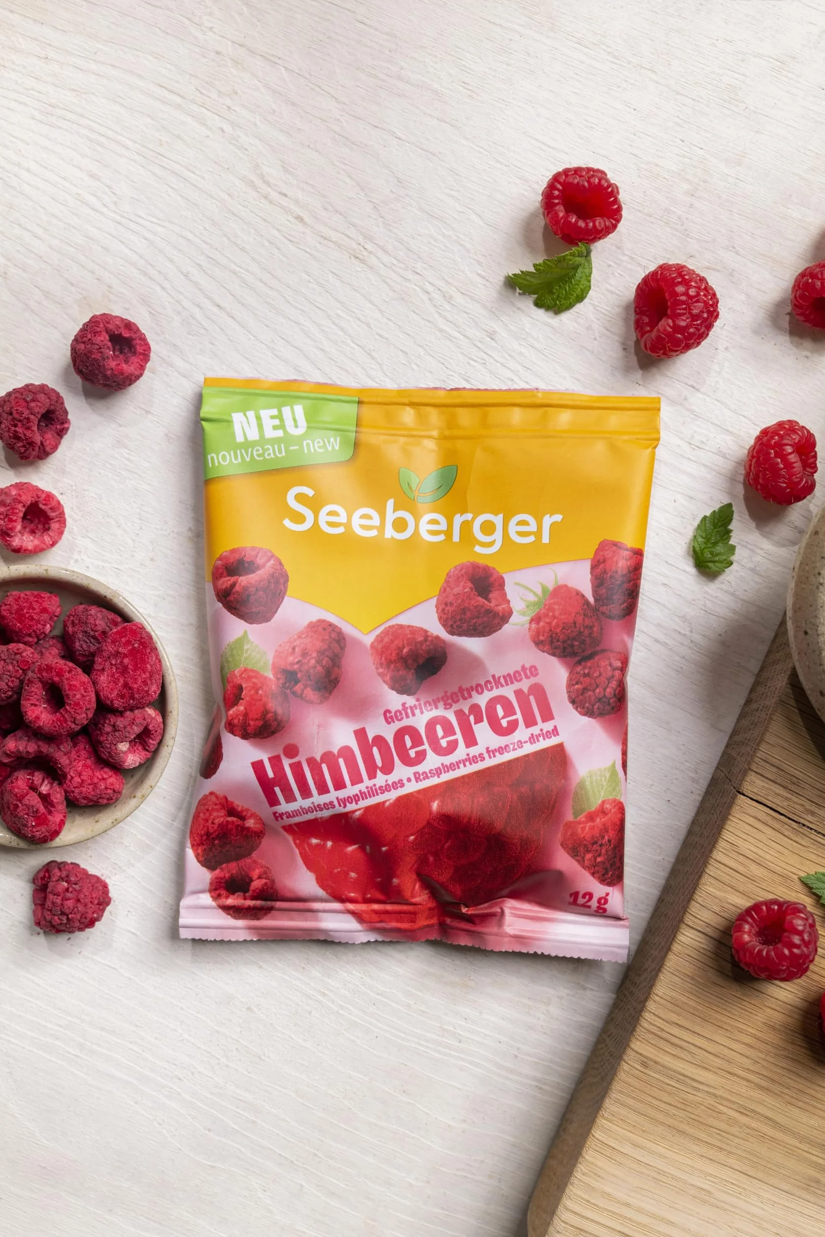 Seeberger Framboises lyophilisées, 12g