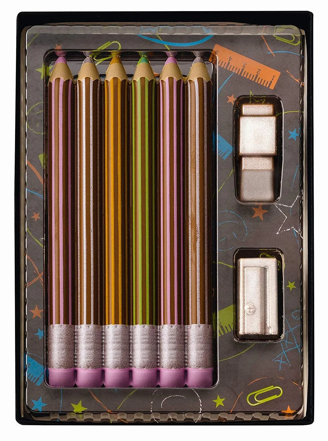 Weibler Confiserie Chocolaterie Set Avec Crayons à Dessiner En Chocolat Au Lait - 1 x 40 Grammes