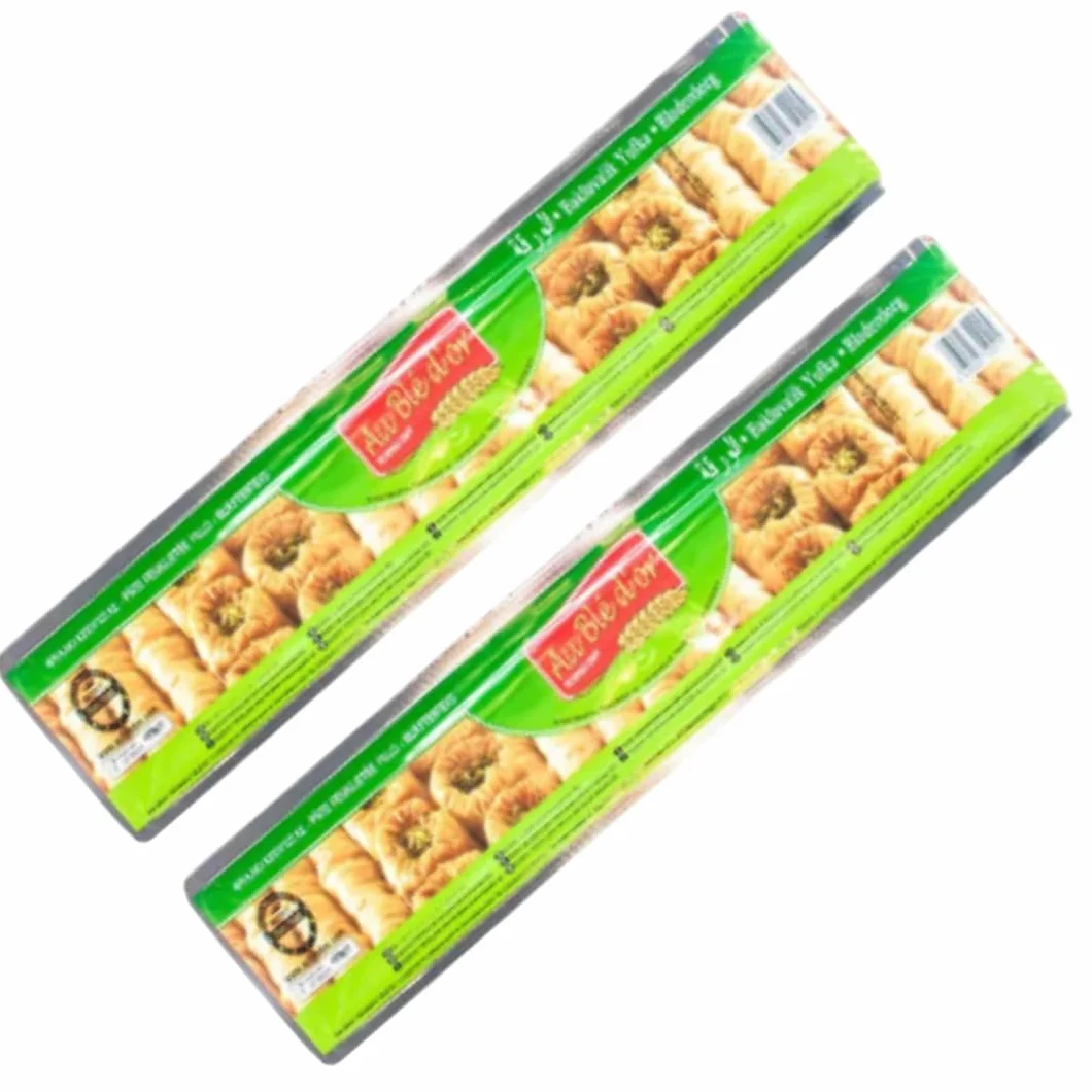 AU Feuilles de pâte pour baklava – Fines, Souples, Prêtes à l'emploi | Origine Turquie | Idéales pour desserts et plats salés – Poids net 470 g, 2 Paquets