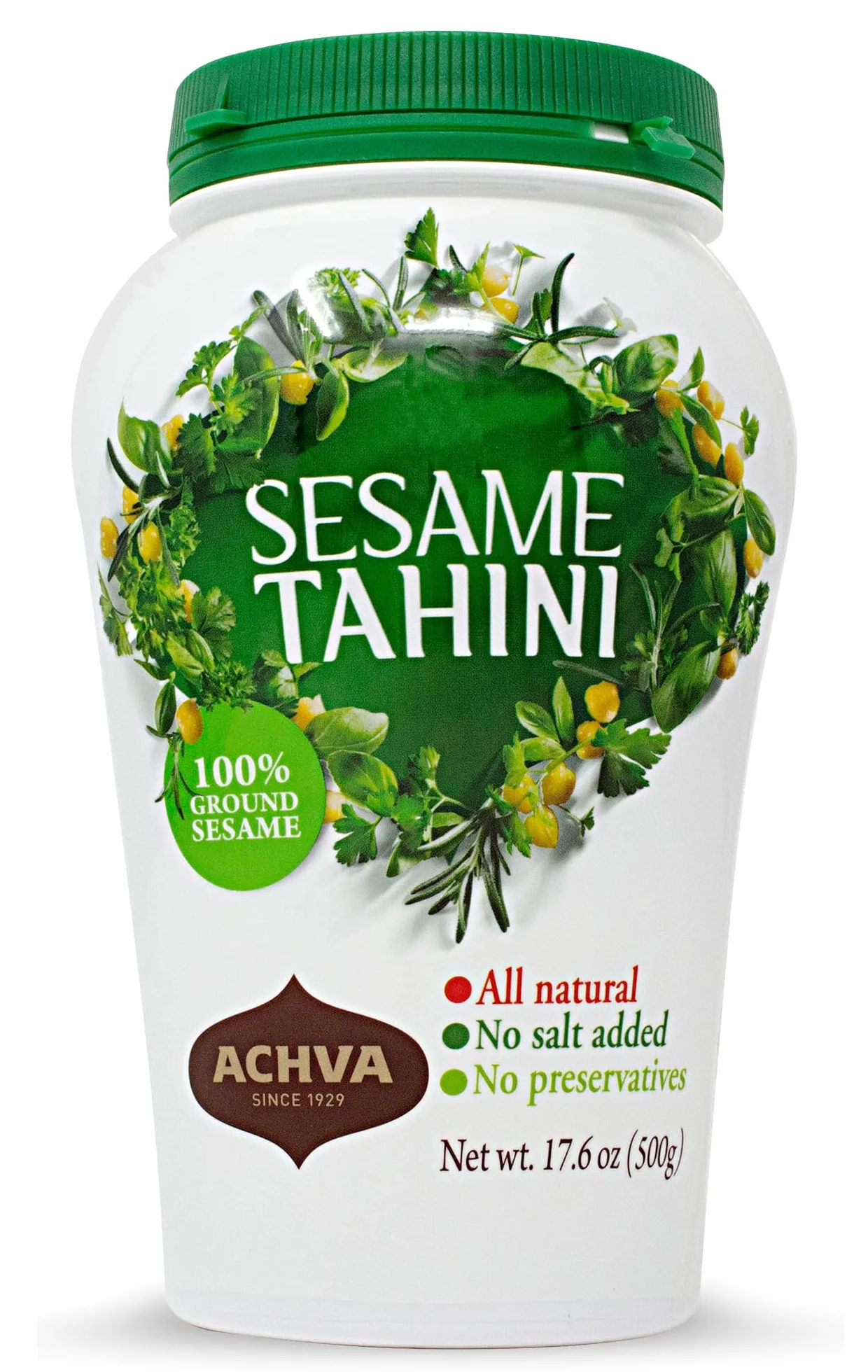 Achva Tahini Crushed Sesame Seeds, 17.6 Ounce