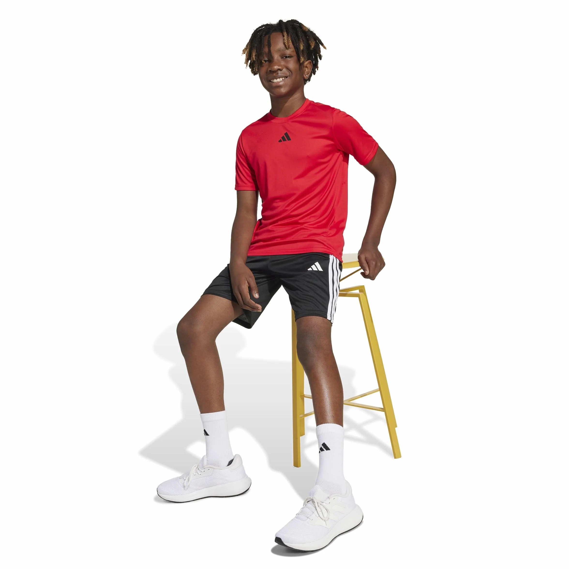 Adidas Train Essentials 3-stripes T-shirt Set Survêtement Mixte enfant