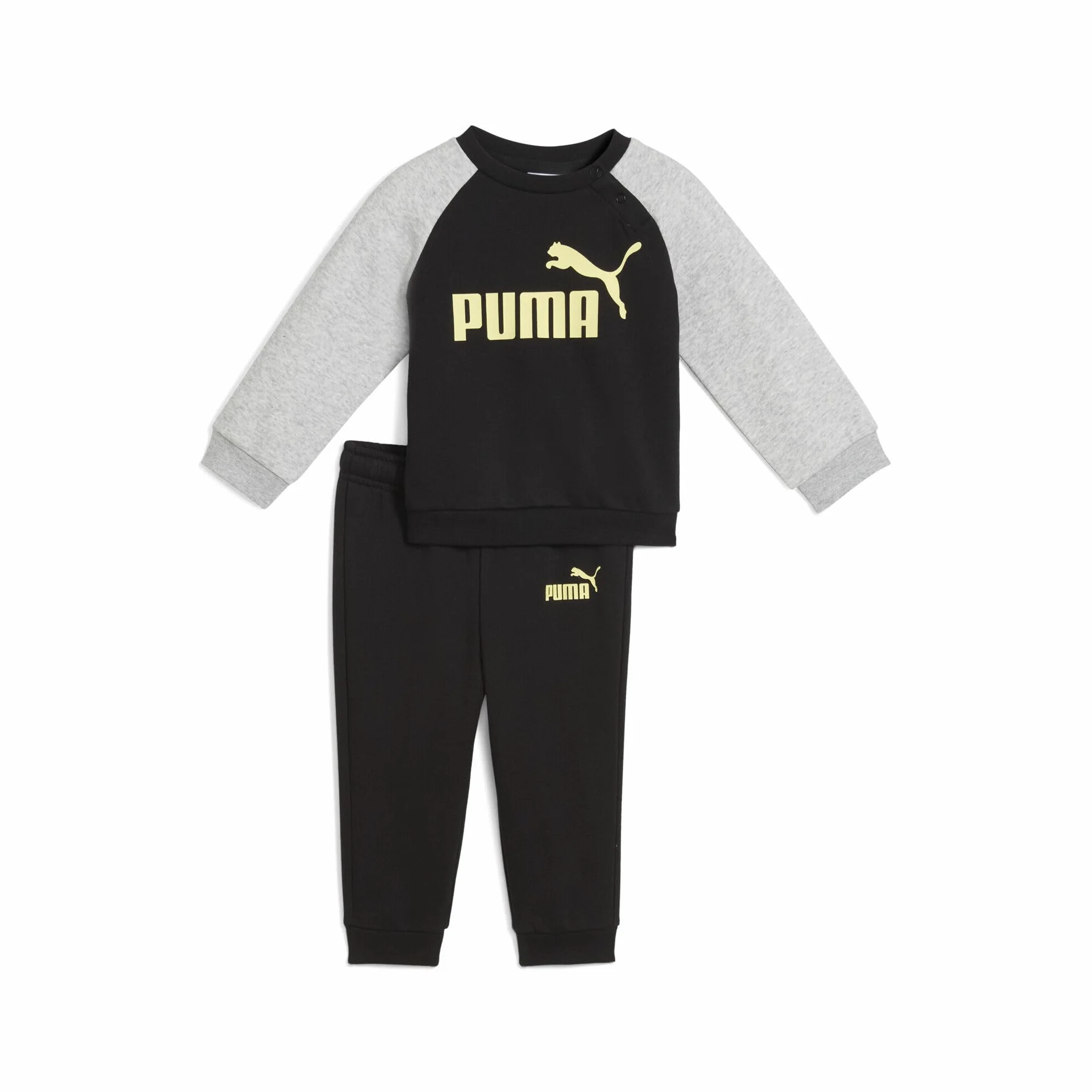 PUMA Minicats Essentials Bébé Ensemble haut ras du cou manches raglan