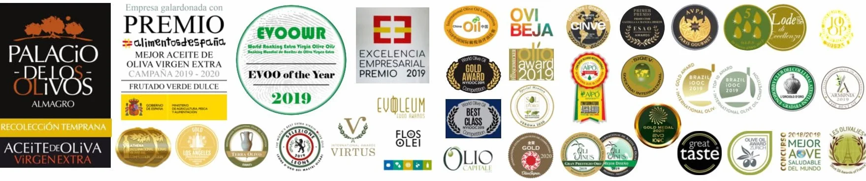 Palacio de los Olivos - Huile d'olive vierge extra Picual Gourmet - Pressée à froid, Récolte précoce - Bouteille 500ml avec étui