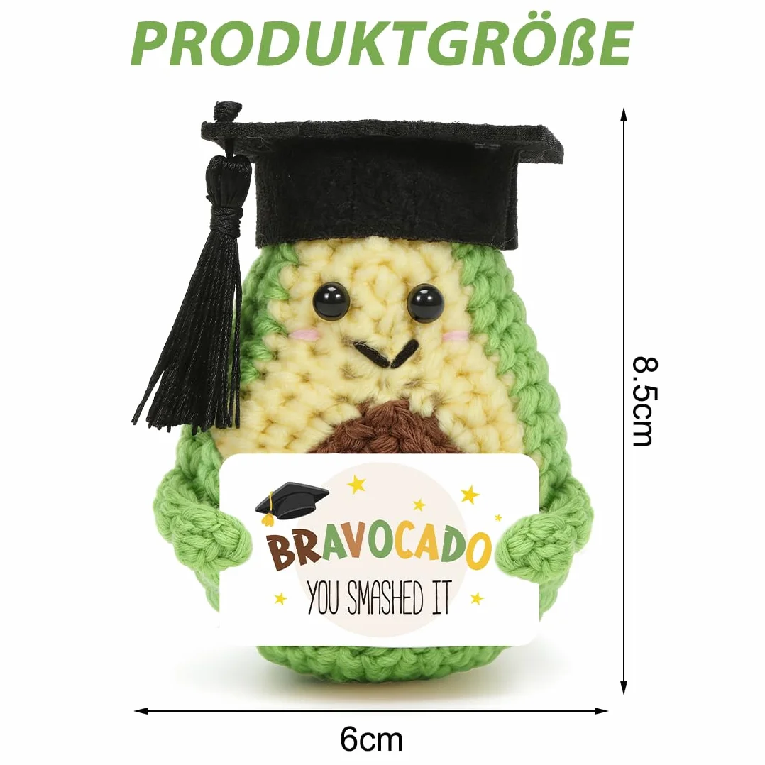 HUKUMA Avocat Positif Fait Main Cadeau Humoristique Remise de Diplôme Porte-Bonheur Fin d'Etudes