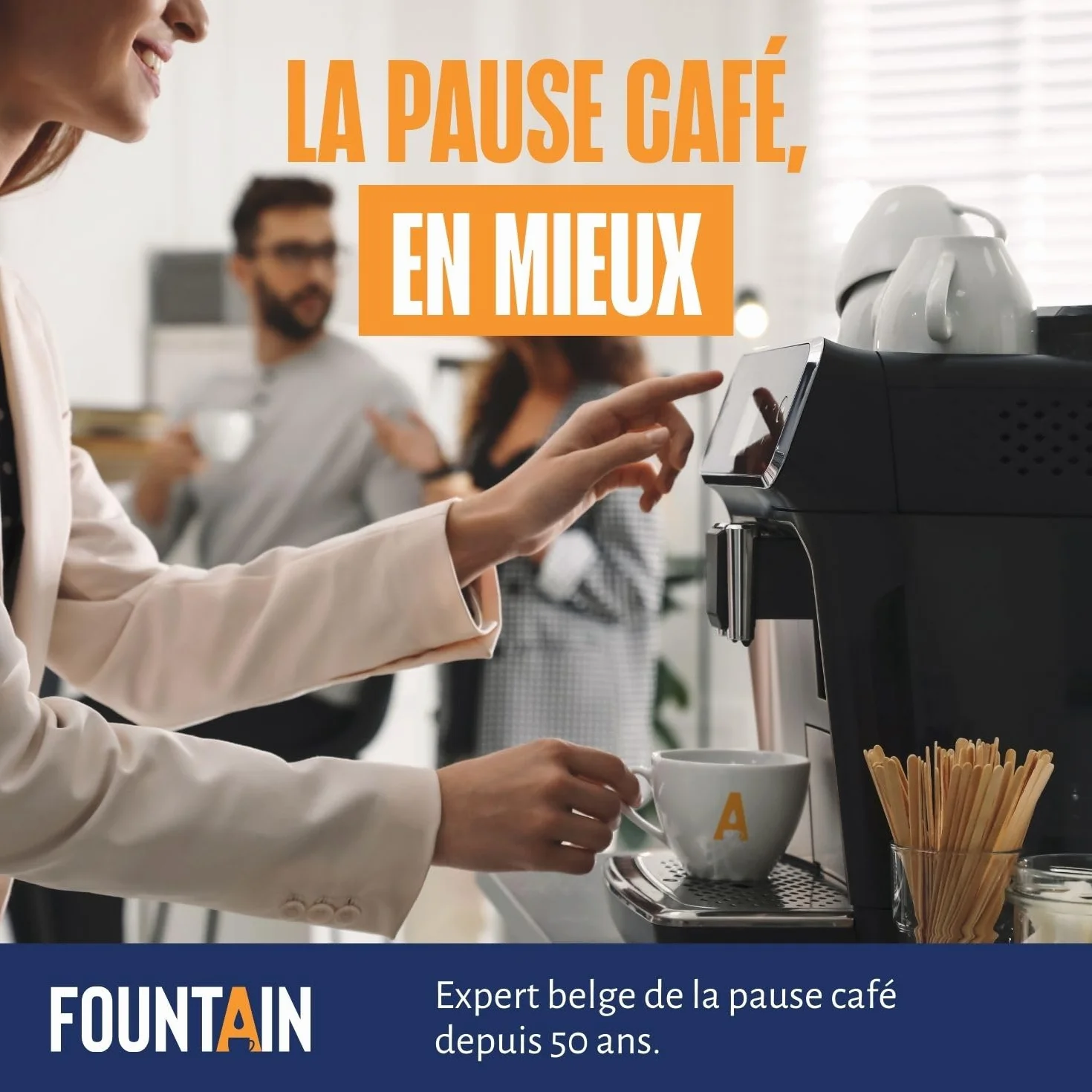 Fountain - Cacao en poudre - Compatible avec toutes les machines tables top et les distributeurs automatiques, à mélanger avec de lʼeau ou dulait - 1 KG