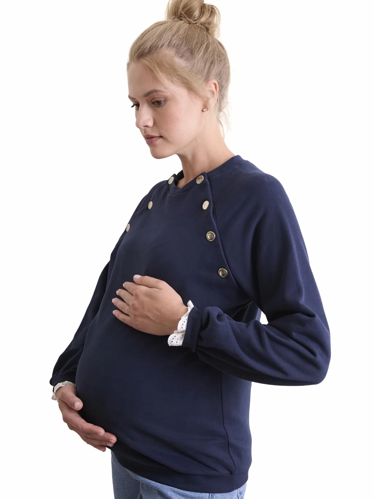 VERTBAUDET Sweat Molleton Grossesse Allaitement