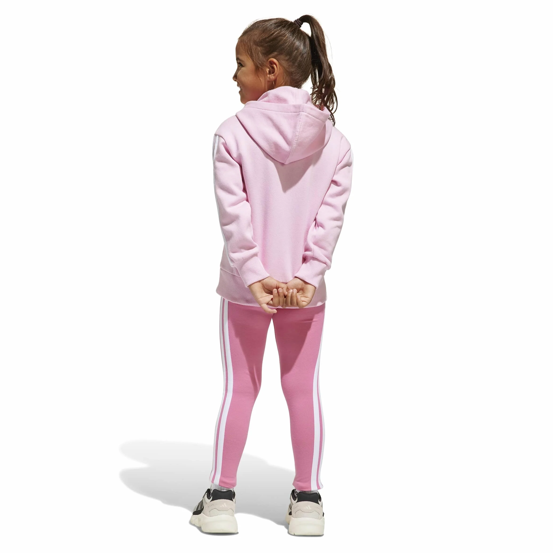 adidas Survêtement Fille Tiberio 3 Stripes Fleece Leggings Set