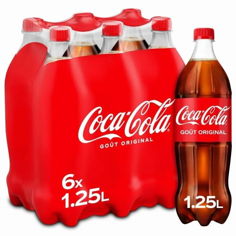 COCA-COLA - Pet 6X1.25L - Vendu Par Unité