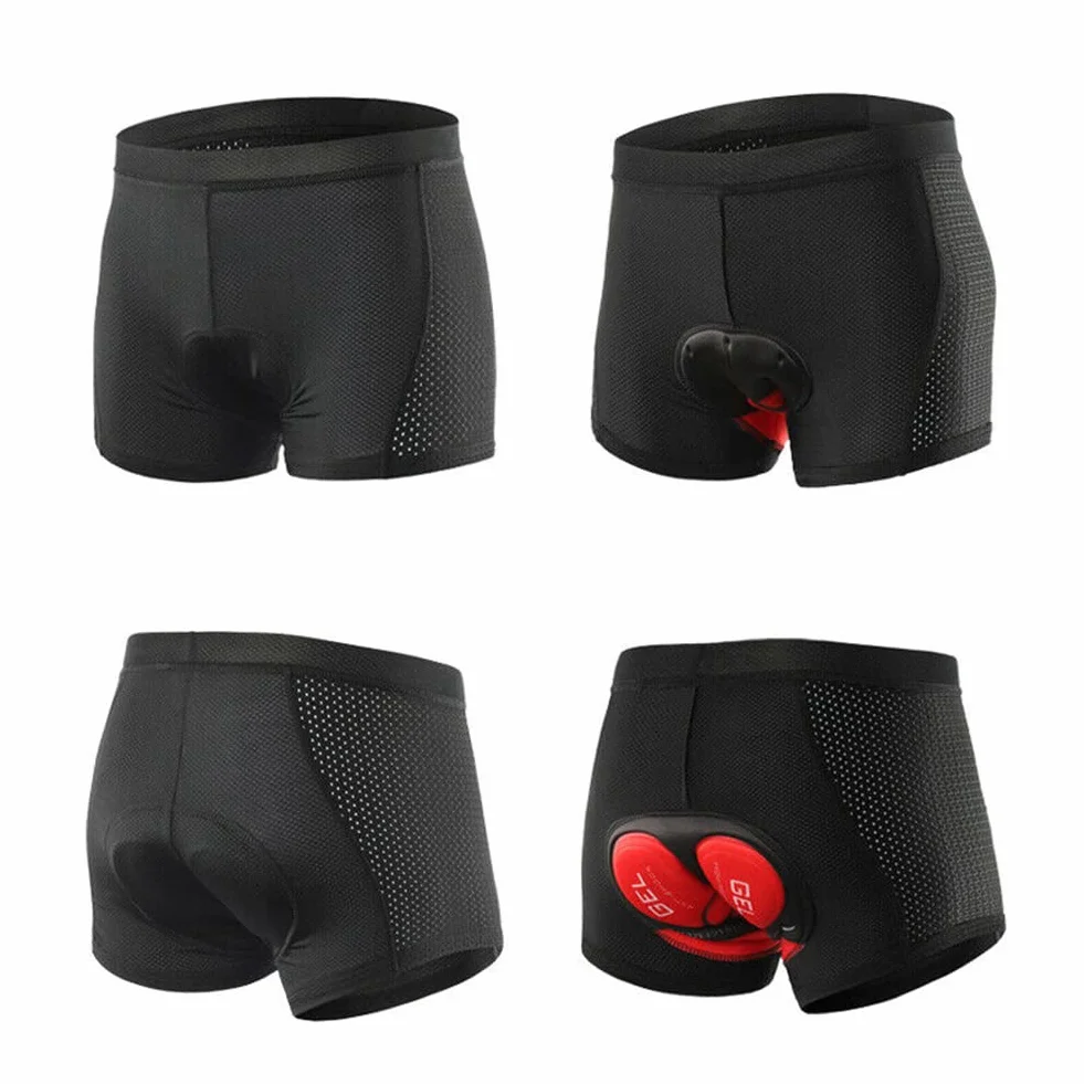 Caleçon de cyclisme homme antidérapant rembourré 3D respirant séchage rapide