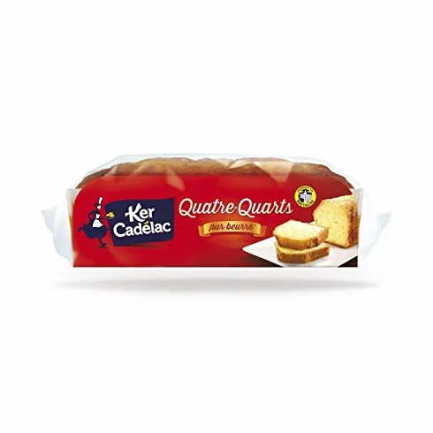 KER CADELAC - Quatre-Quarts Pur Beurre 200G - Quatre Articles