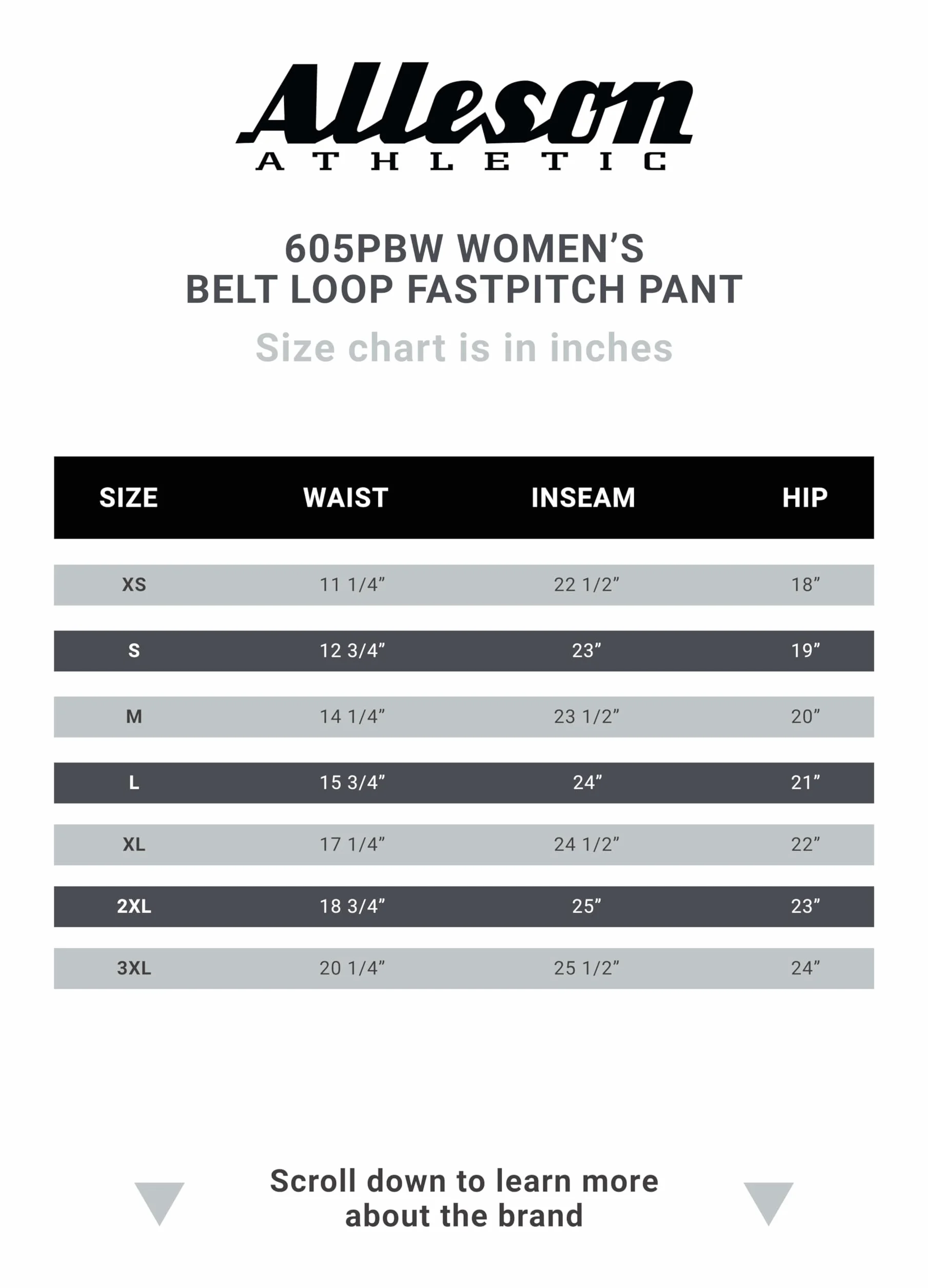 Alleson Athletic Women's Fastpitch Softball Belt Loop Pant