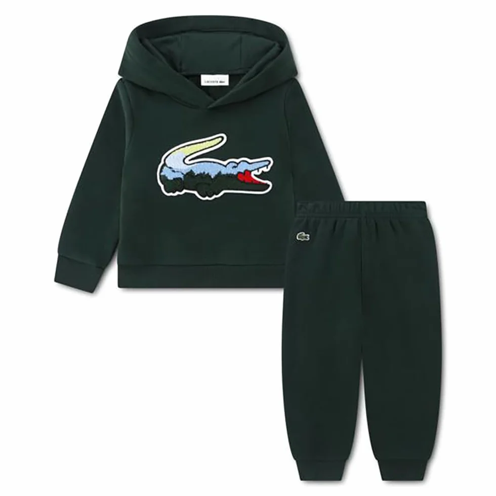 Lacoste Kids Landscape Chenille Hoodie 24 Months