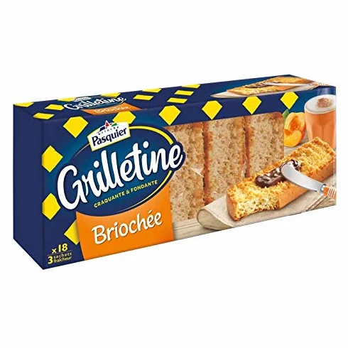 BRIOCHE PASQUIER - Pasquier Les Grilletines Briochées 255G - Lot De 4