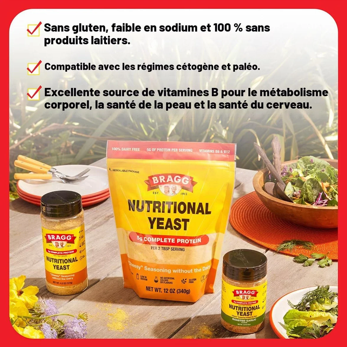 Bragg Nutritional Yeast Seasoning, Premium, 4.5 Ounce (Pack of 1) by Bragg [Foods]