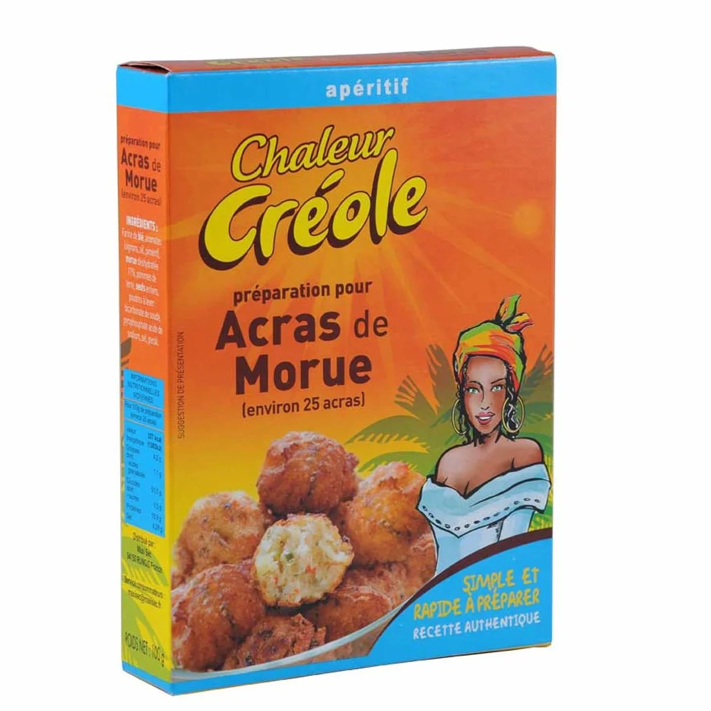 accras de morue apéritif authentique des antilles simple et rapide 100g
