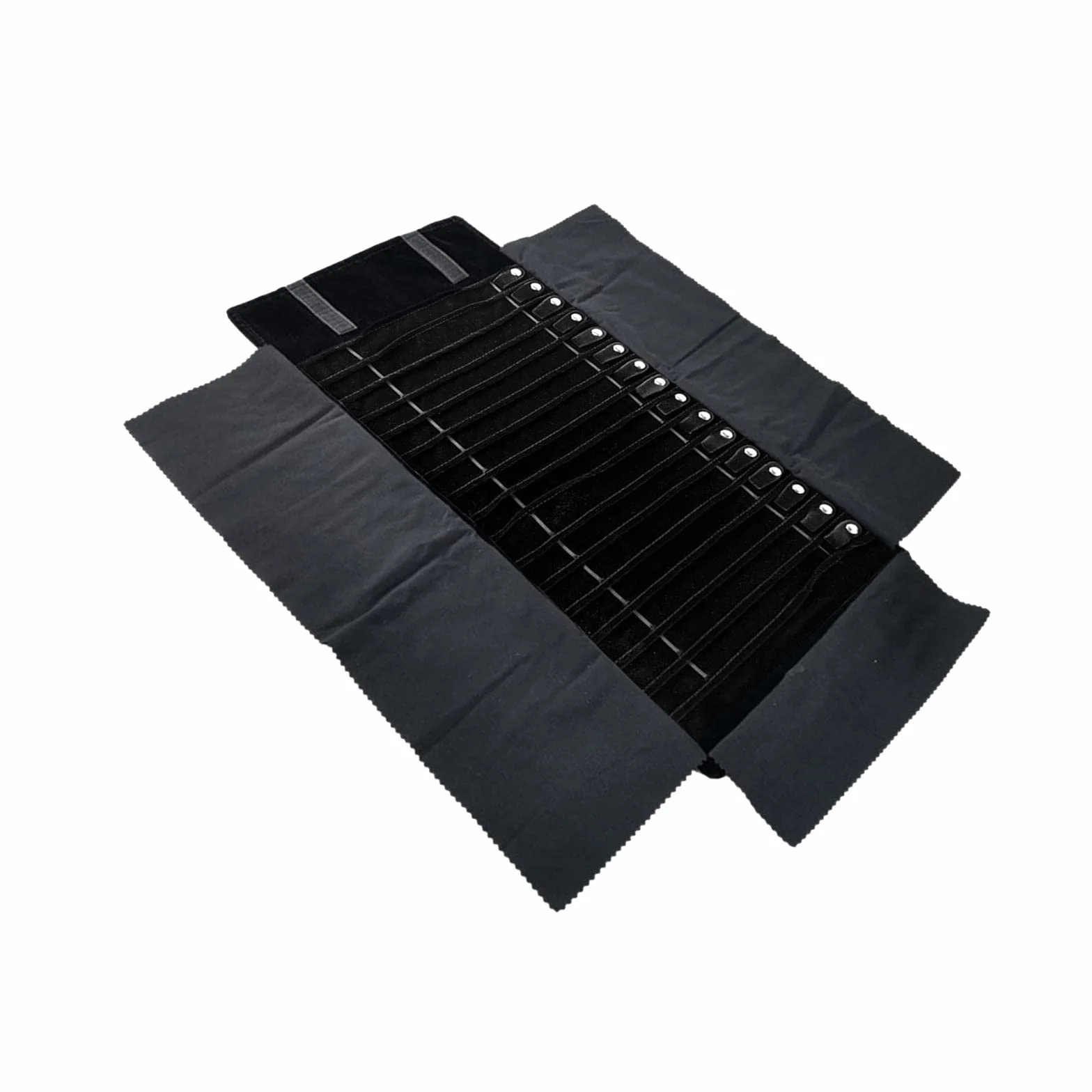 Sac en Rouleau de Rangement de Bijoux, Support d'Affichage pour Vitrine de Pendentifs
