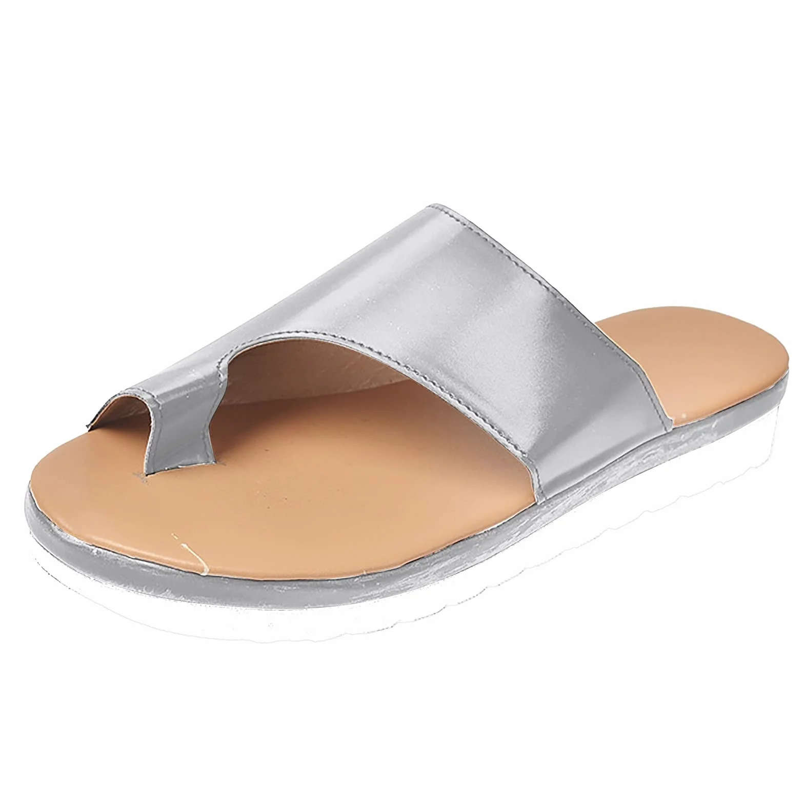 Sandale Orthopedique Femme Mules Plateforme pour Hallux Valgus Chaussures de Plage Été