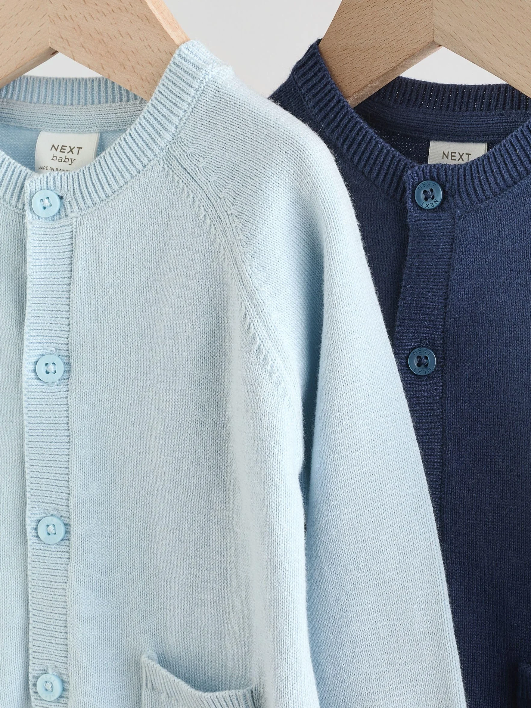 NEXT Bébé garçon Cardigan en Maille 100% Coton Lot de 2