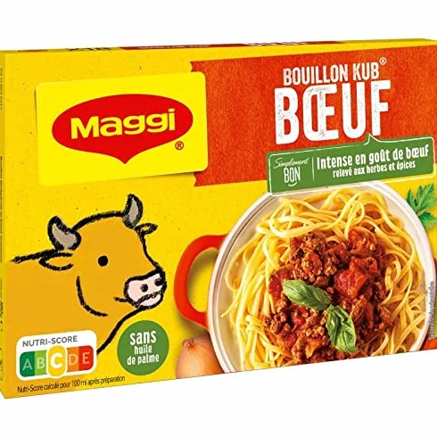 NESTLE MAGGI - Bouillon Goût Boeuf Tablettes 180G - le Lot De 4
