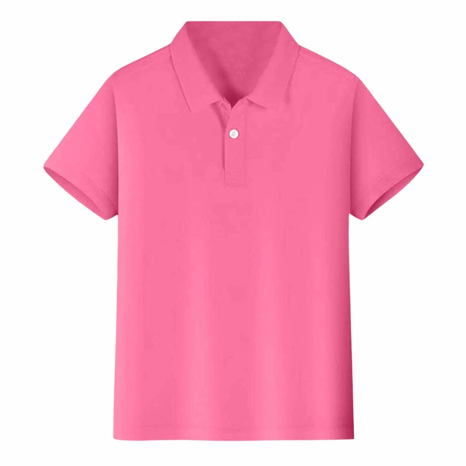 Polo d'été manches courtes unisexe 4-12 ans uniforme scolaire