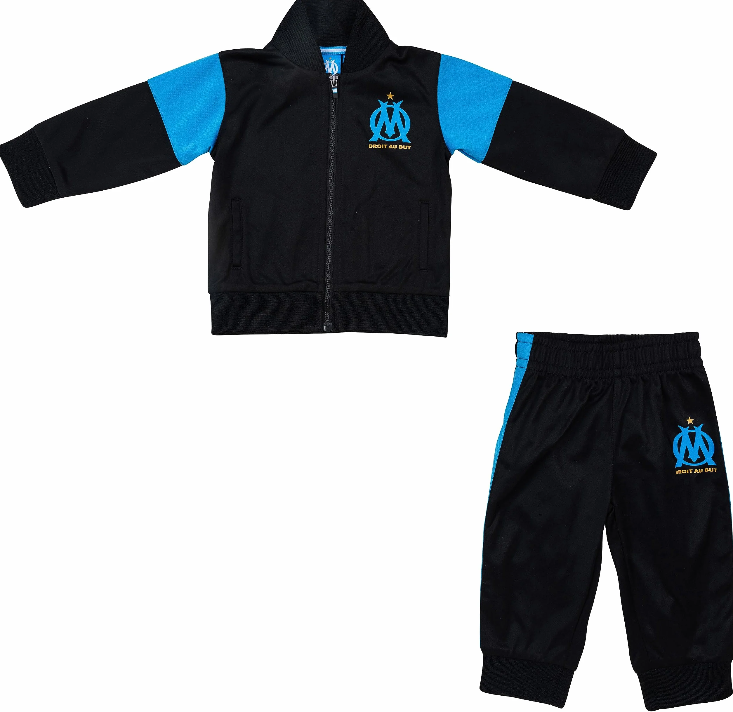 OLYMPIQUE DE MARSEILLE Ensemble bébé Survêtement Veste Pantalon Om Officielle