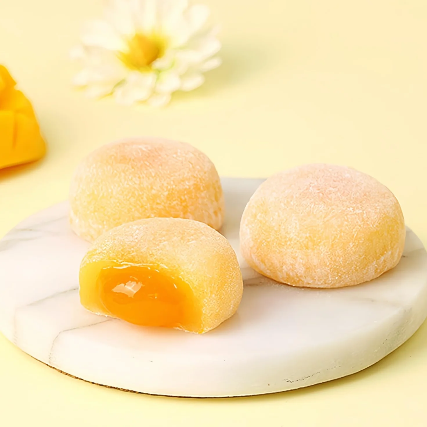 WSYLS Sandwich Mochi Set Gâteau de riz chinois Dessert asiatique délicieux Dessert moelleux et gluant 120G (fleurs de cerisier)