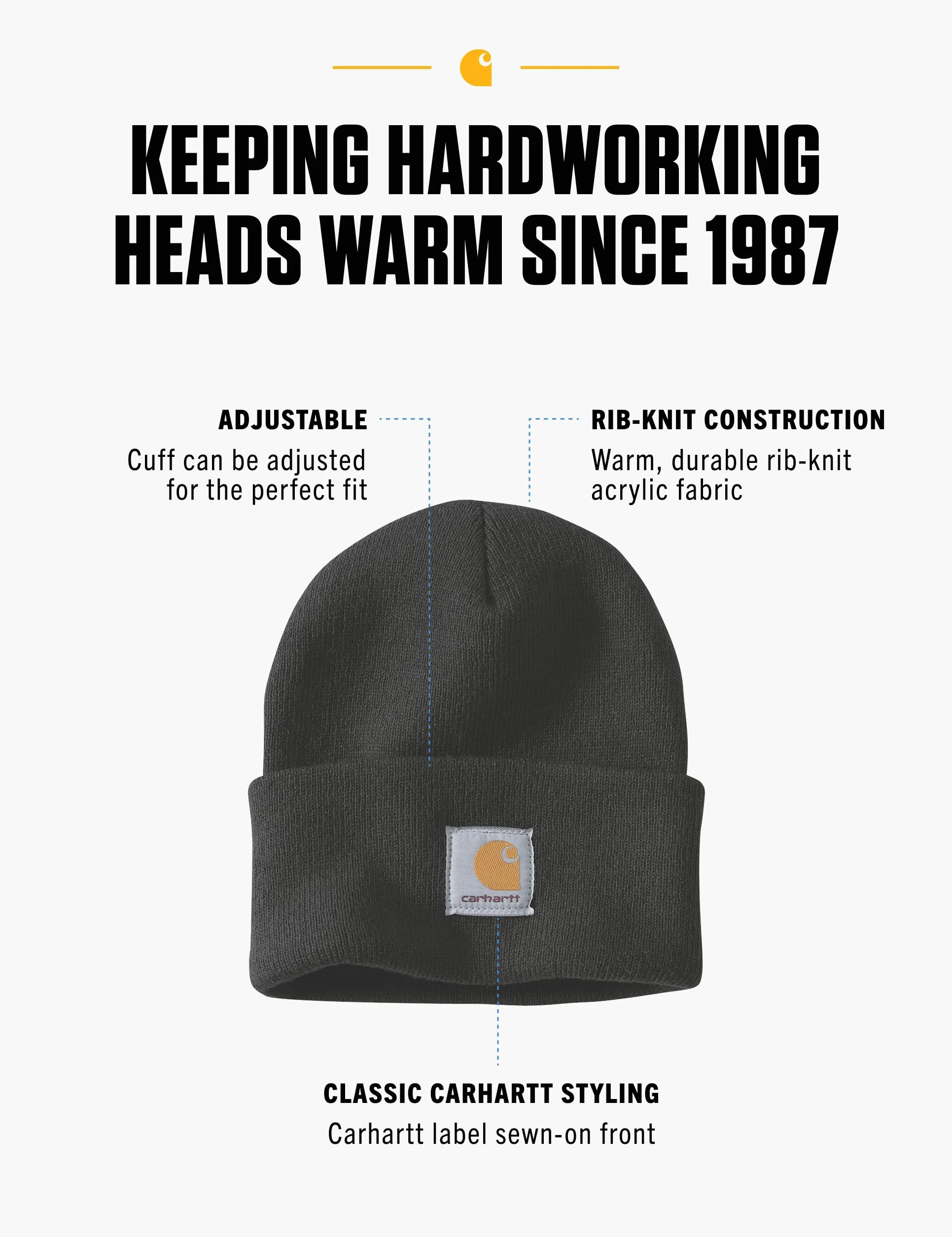 Carhartt Knit Cuffed Beanie Mixte