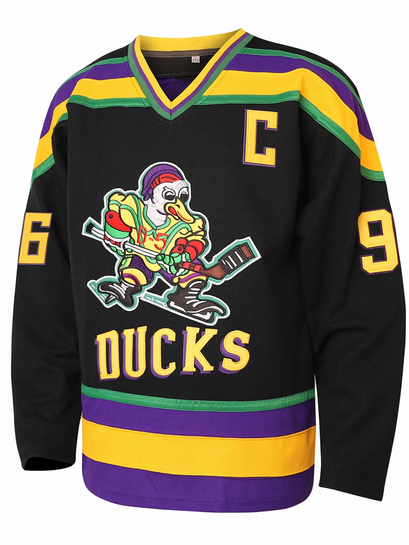 Mighty Ducks Maillot de hockey sur glace Charlie Conway Adam Banks 90s Vêtements fête