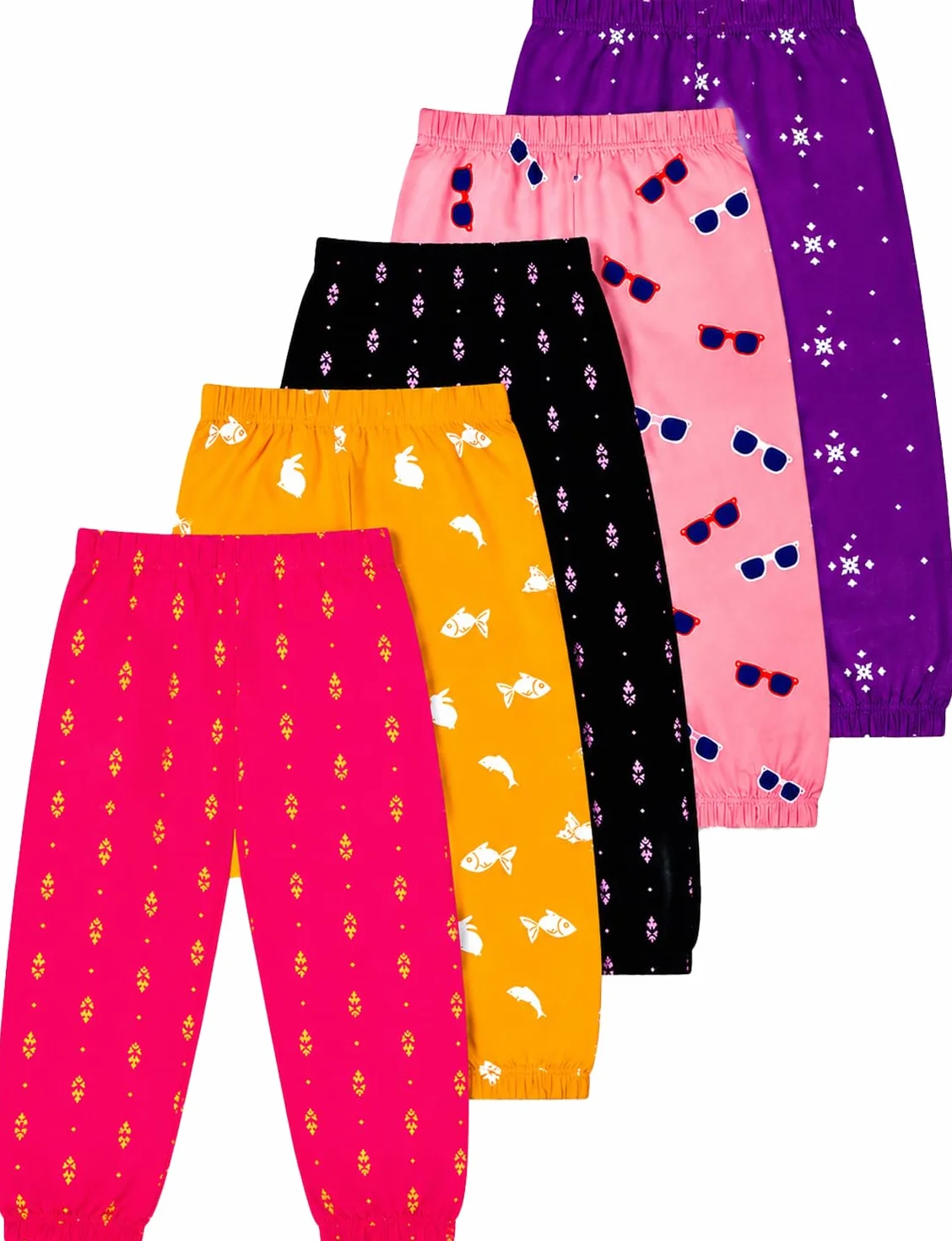 Pantalon de survêtement Fille Lot de 5 T2F