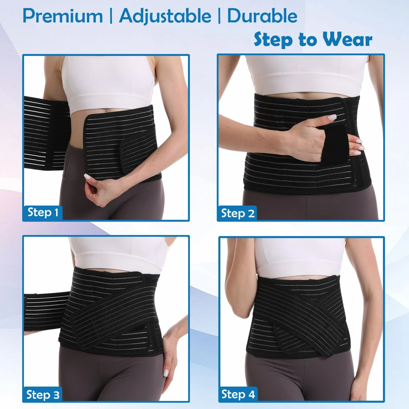 Paskyee Ceinture abdominale post-partum, post-chirurgie, soulagement douleurs dorsales