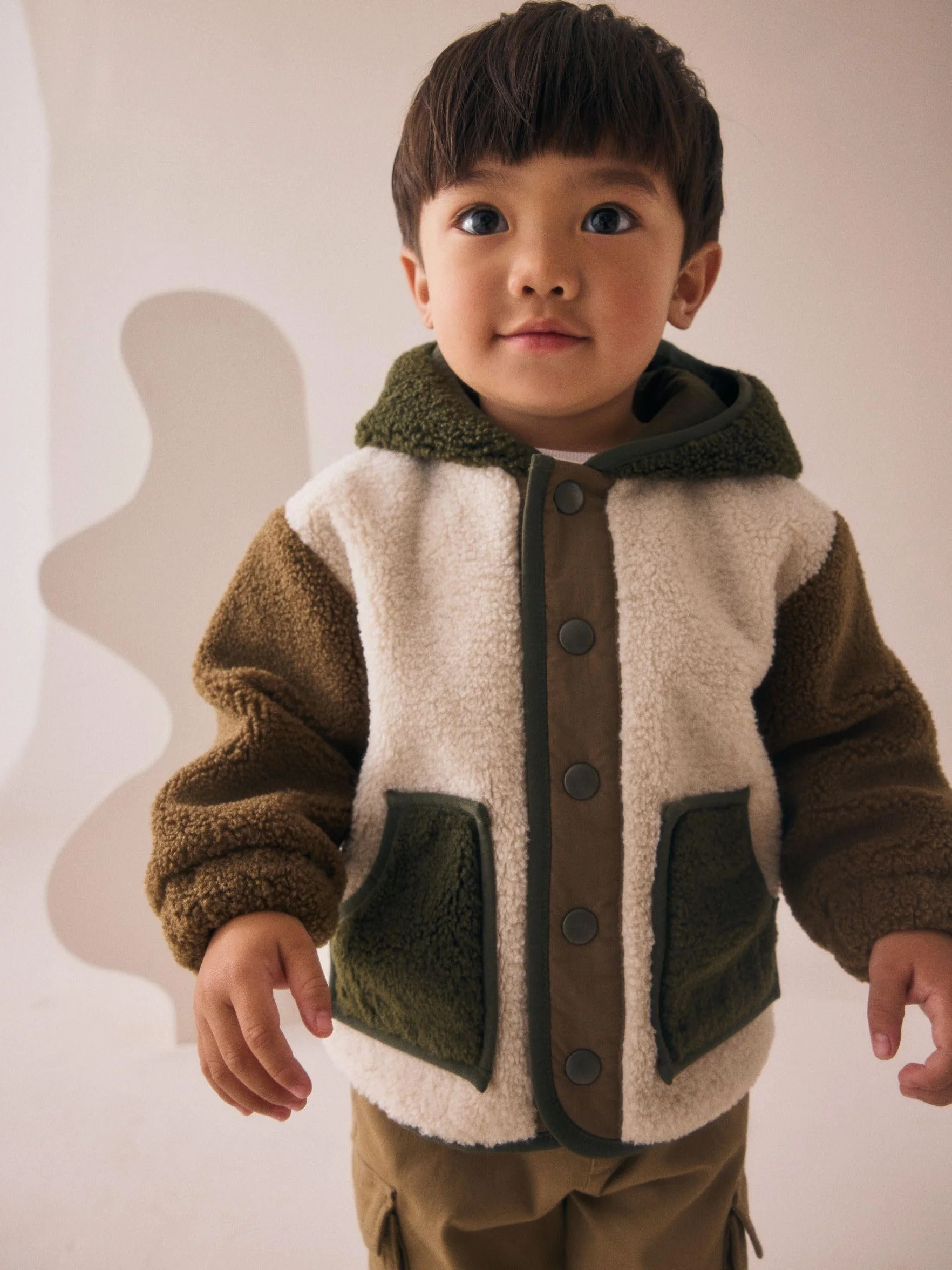 NEXT Garçon Polaire à capuche zippée