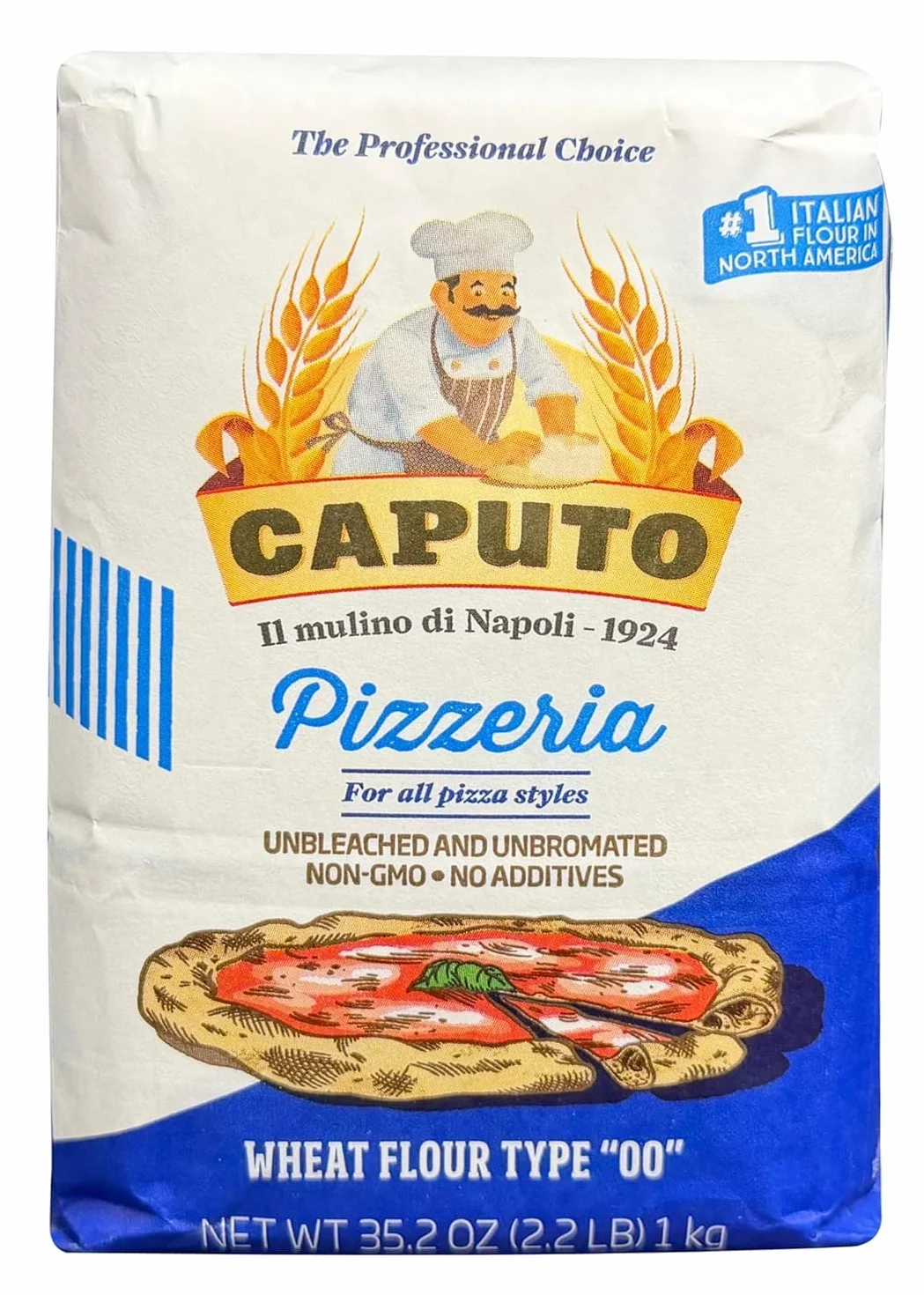 KUTYUUT 6x Farina Molino Caputo Pizzeria per Pizza Napoli Pizzamehl Pizza Mehl 1kg