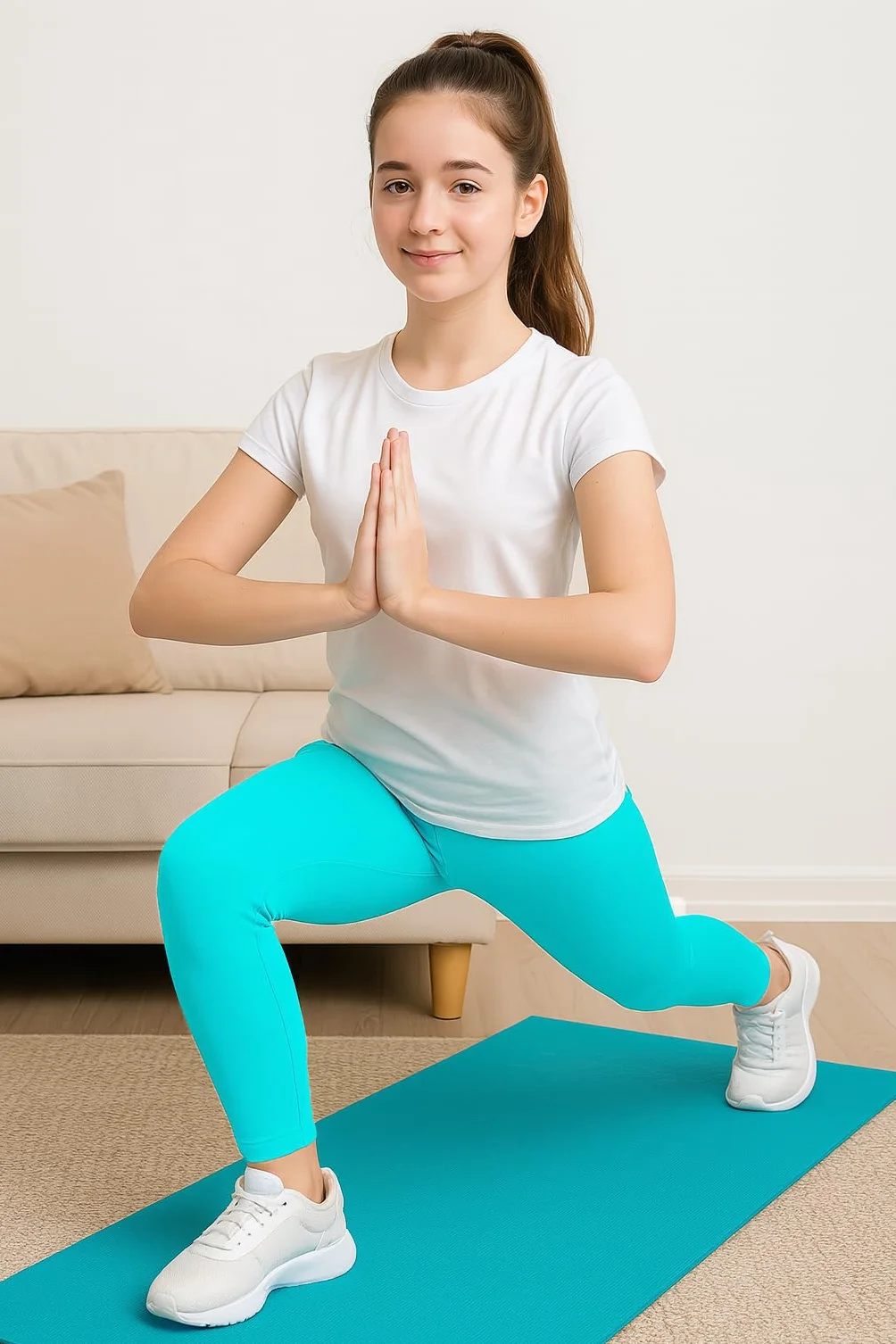 PopCouture Leggings de sport danse gymnastique filles