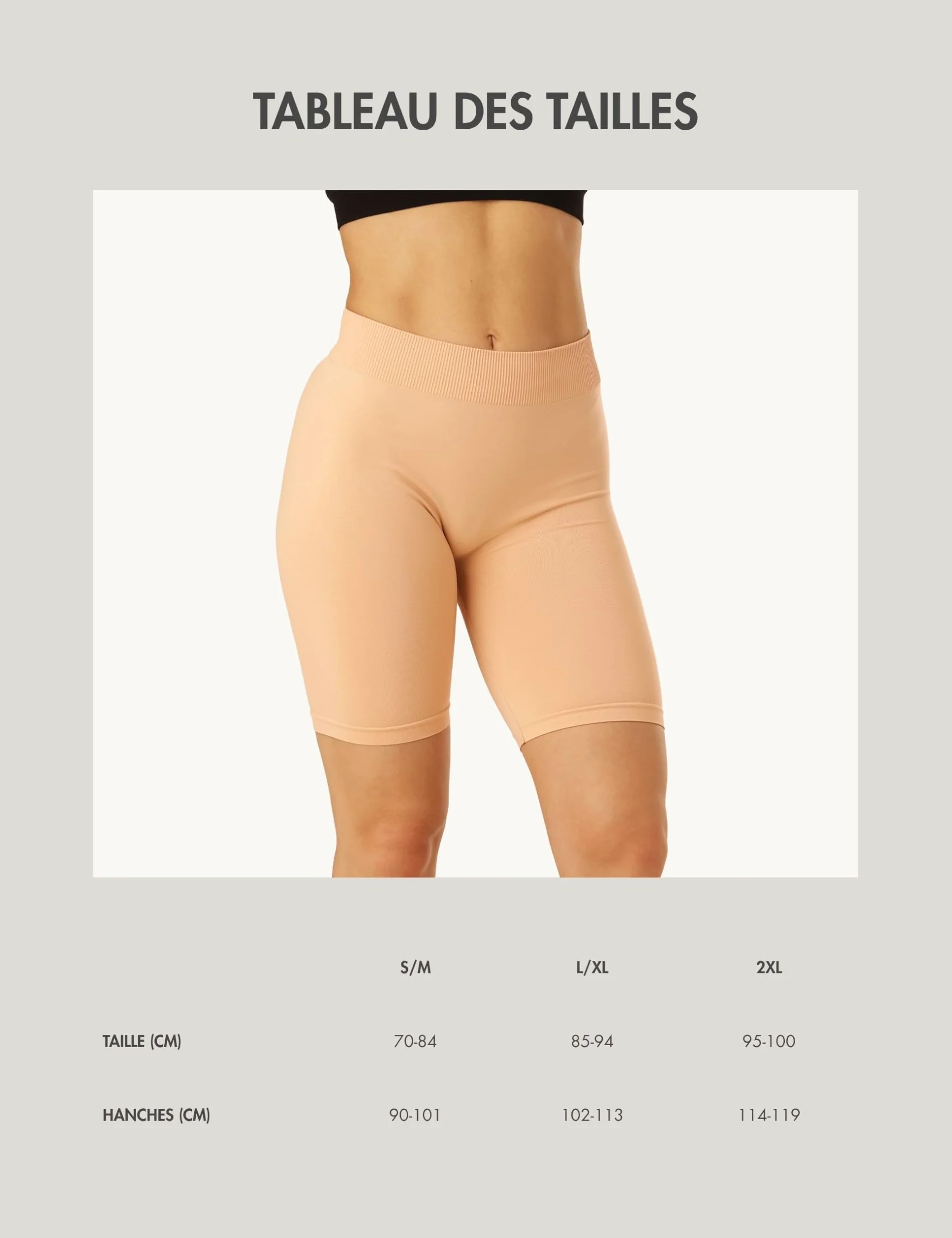 Lot de 3 Leggings Courts pour Femme, Short de Cyclisme, Sous-vêtement Basic Treasure