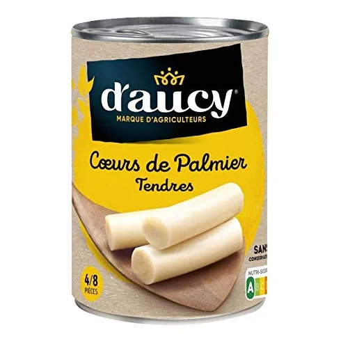 D'AUCY - Coeur De Palmier 220G - Lot De 3