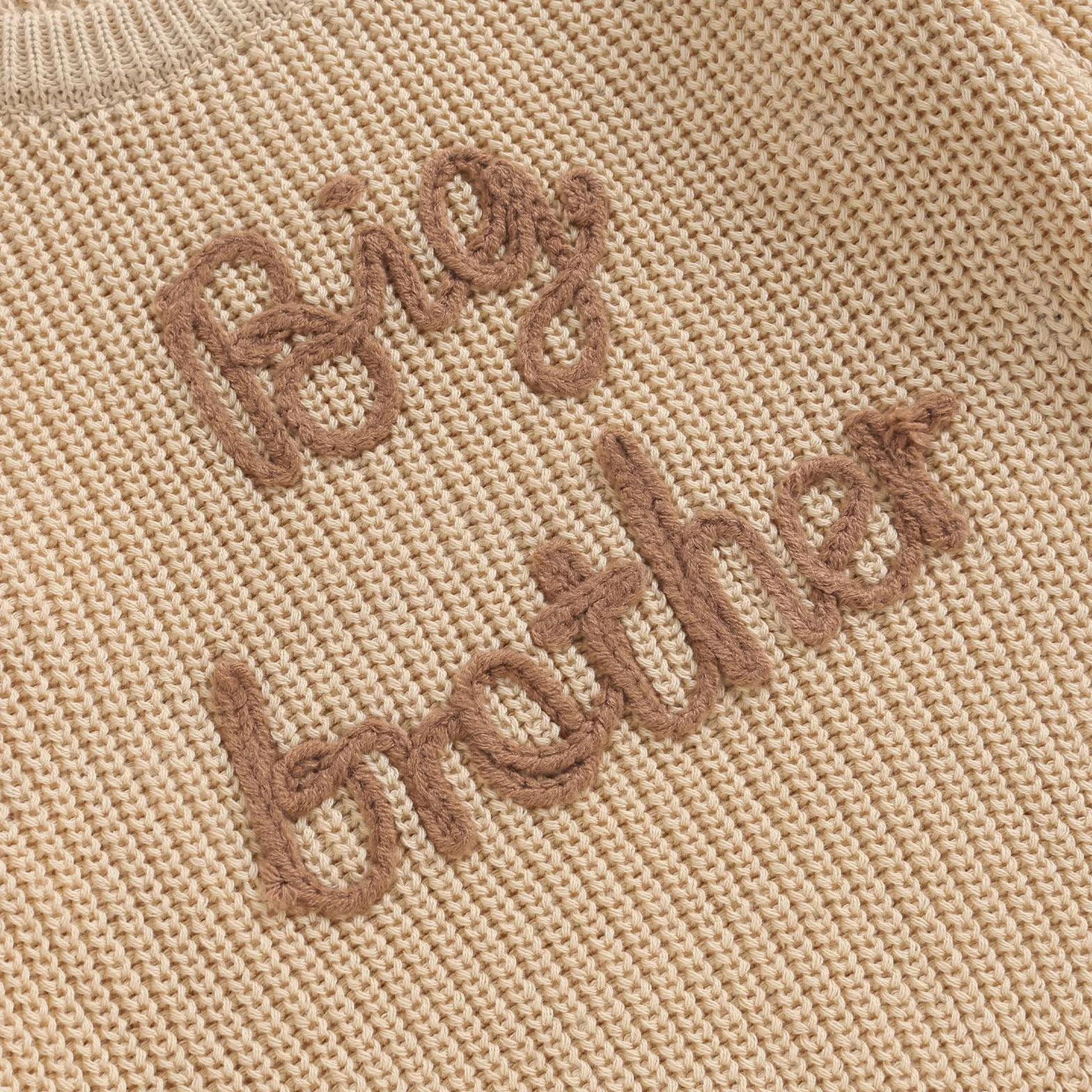 Geagodelia Big Brother Pull Vêtements Printemps Automne Hiver
