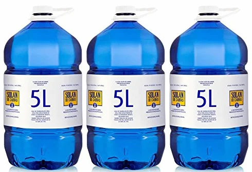 Solan de Cabras Eau minérale naturelle 5 L - [Paquet 3]