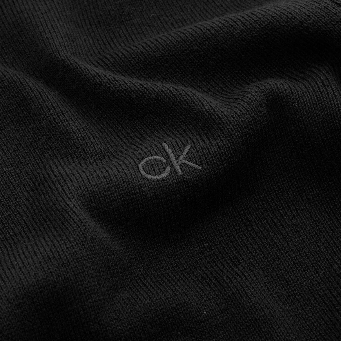 Calvin Klein Hommes CK col roulé en Tricot Rib Chaud Pull