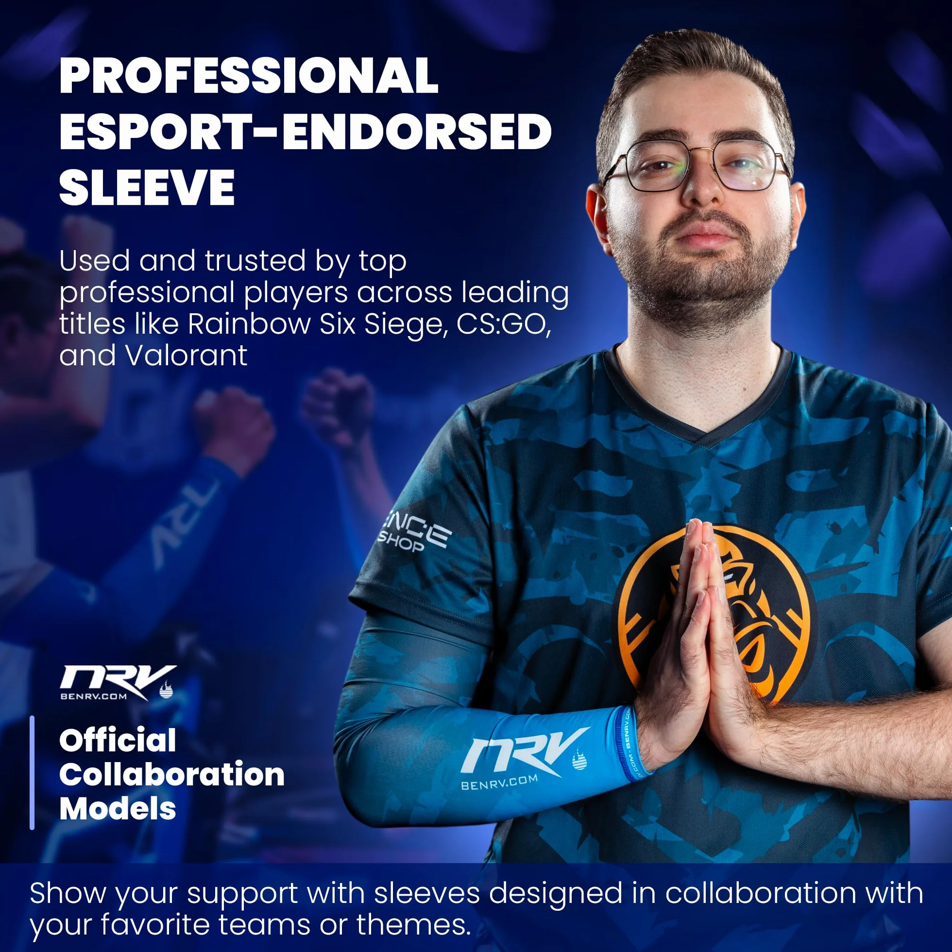 Manchette de Compression Gaming Esport Edition Performance – Durable, Respirant et Sans Friction