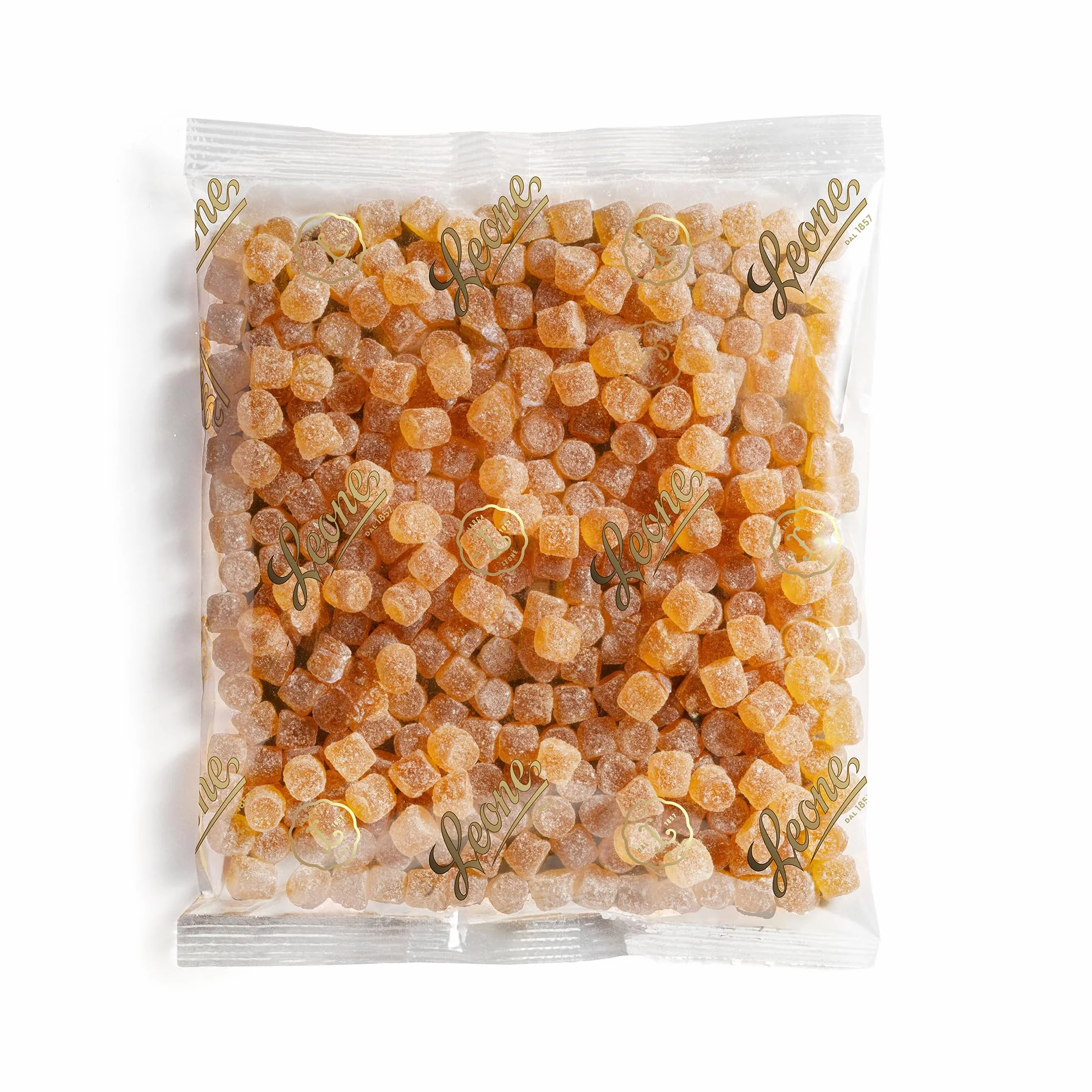 Leone Bonbons Gommeux au Gingembre Rafraîchissants Sachet Recharge 500g